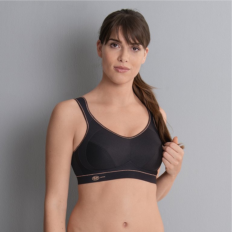 Anita Active Extreme Control sportbeha zwart goud