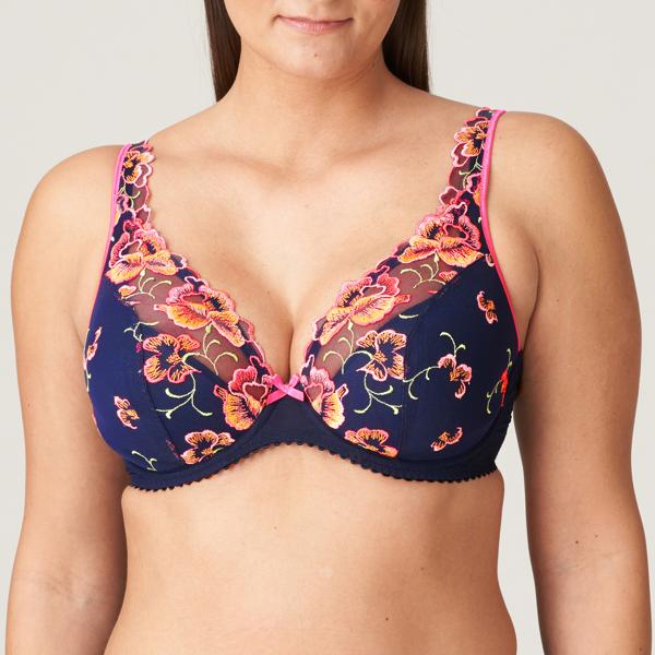 PrimaDonna plunge bh halve mousse cups Devdaha Velvet Blue