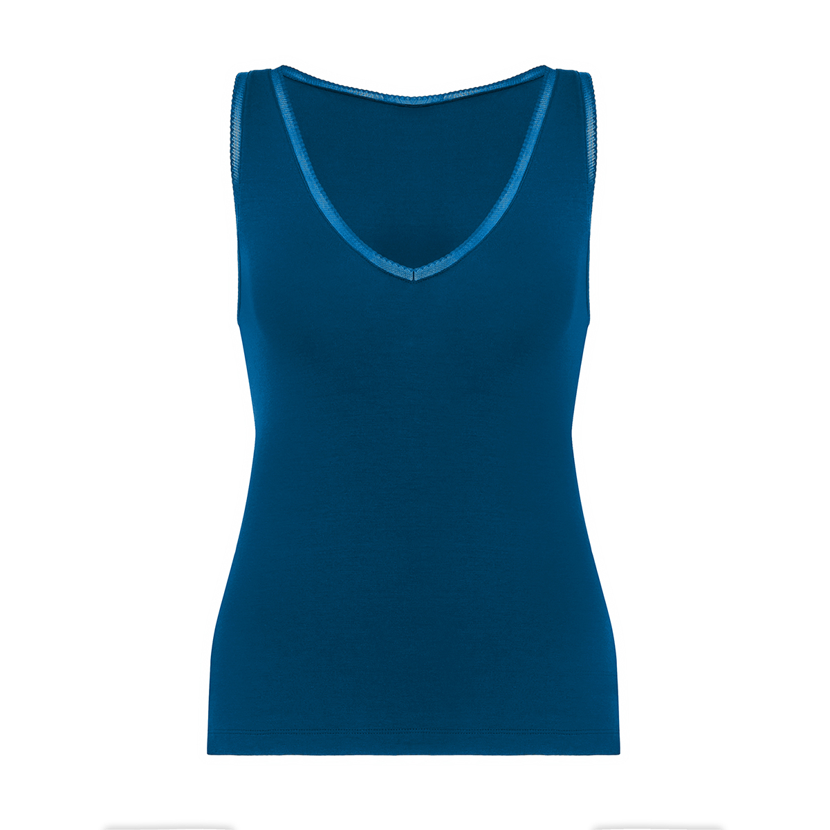 Simone Perele Aurore topje mouwloos poseidon blue