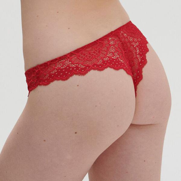 Simone Perele Caresse string rouge tango
