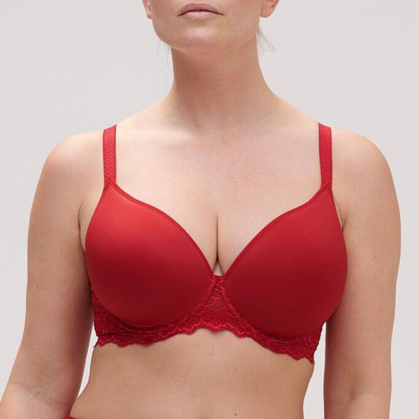 Simone Perele Caresse beha rouge tango