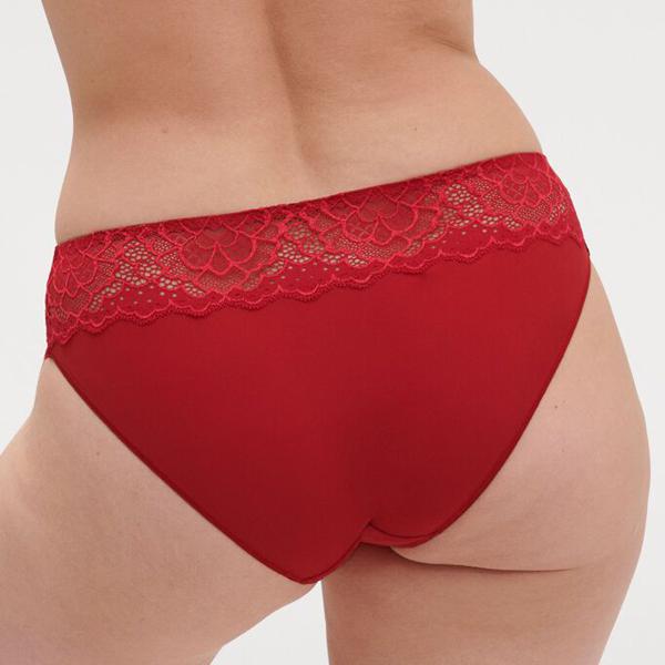 Simone Perele Caresse slip rio rouge tango