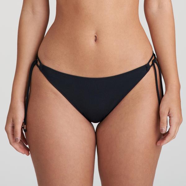 Marie Jo Swim bikini heupslip met koordjes Dahu zwart