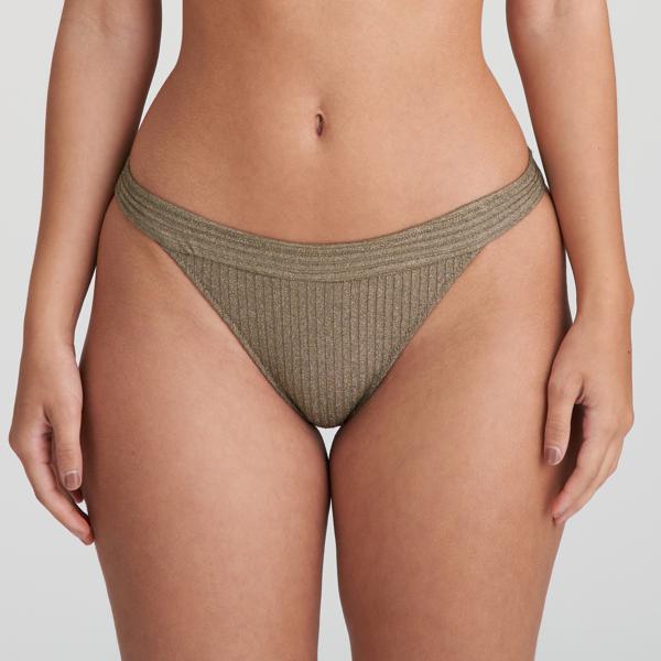 Marie Jo Swim speciale bikinislip Tinjis Golden Olive