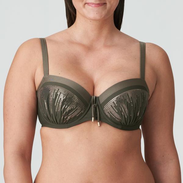 PrimaDonna Swim voorgevormde balconette bikini Aracruz Kaki