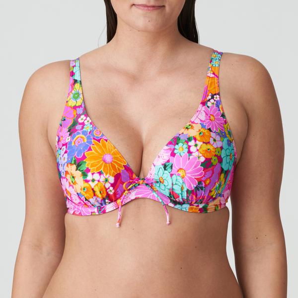 PrimaDonna Swim plunge bikini halve mousse cup Najac Floral Explosion