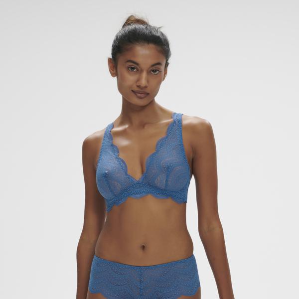Simone Perele Karma beha traingle blue myosotis