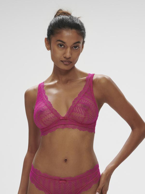 Simone Perele Canopee triangel beha zb hibiscus pink