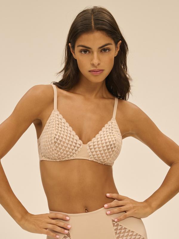 Simone Perele Subtile bh triangle peau rose