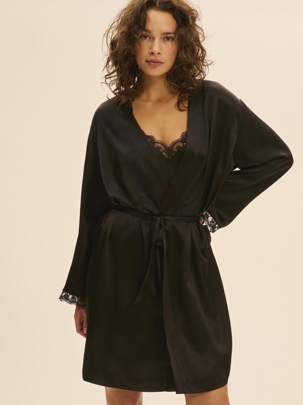 Simone Perele Love me kimono zwart