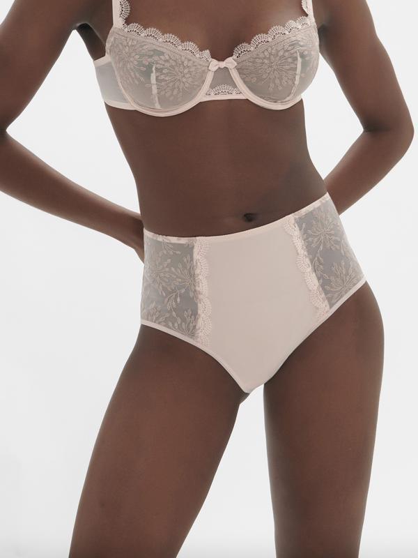 Simone Perele Singuliere slip taille petal powder