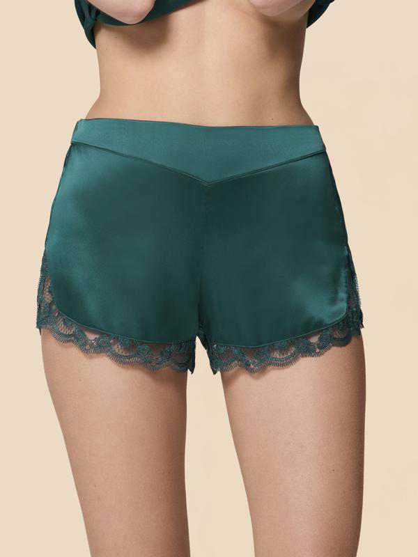 Simone Perele Love me loungebroek donker groen