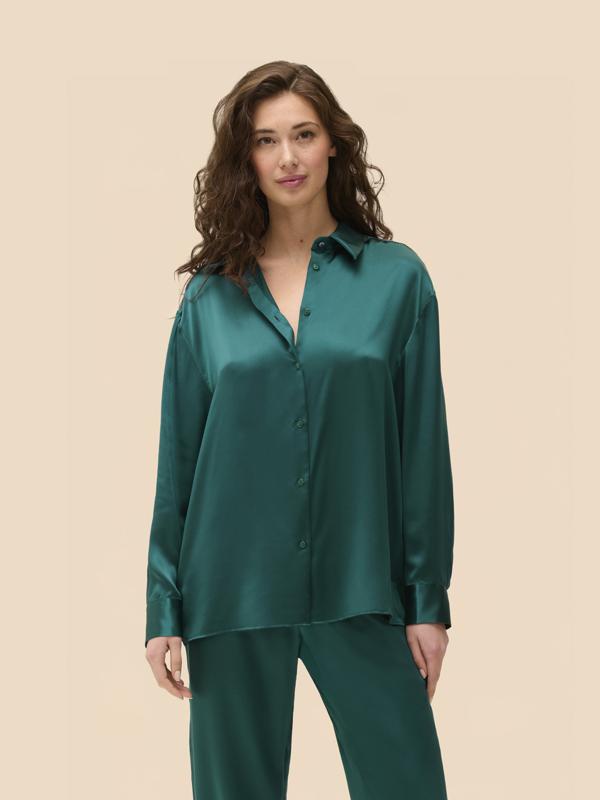 Simone Perele Love me blouse donker groen