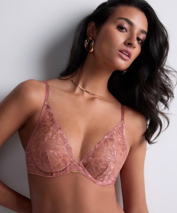 Aubade Crazy in love Bh laag decollete roze