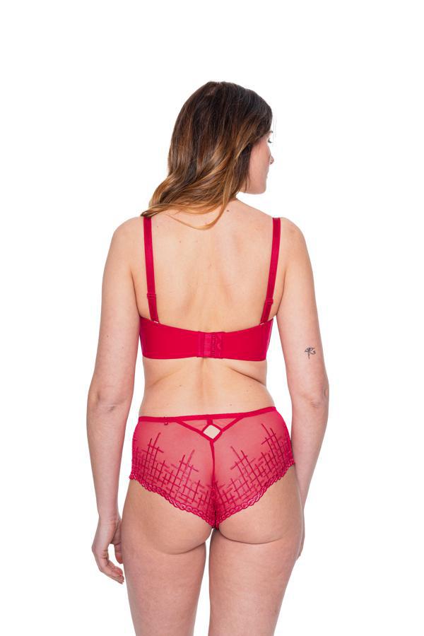 Louisa Bracq Tweegy  shorty rood