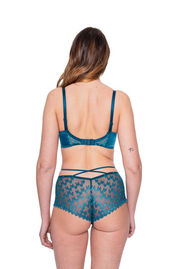 Louisa Bracq Tailor  shorty petrol