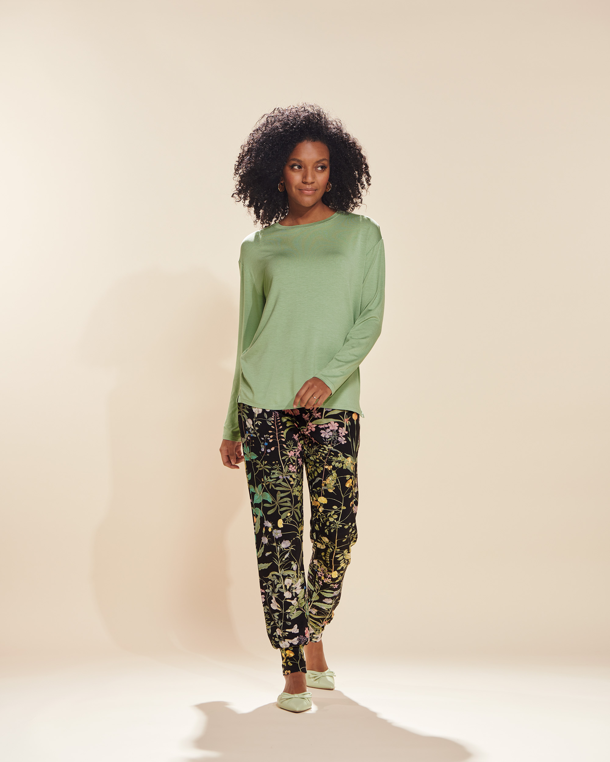 Essenza Jules Augustine Lange broek Antraciet