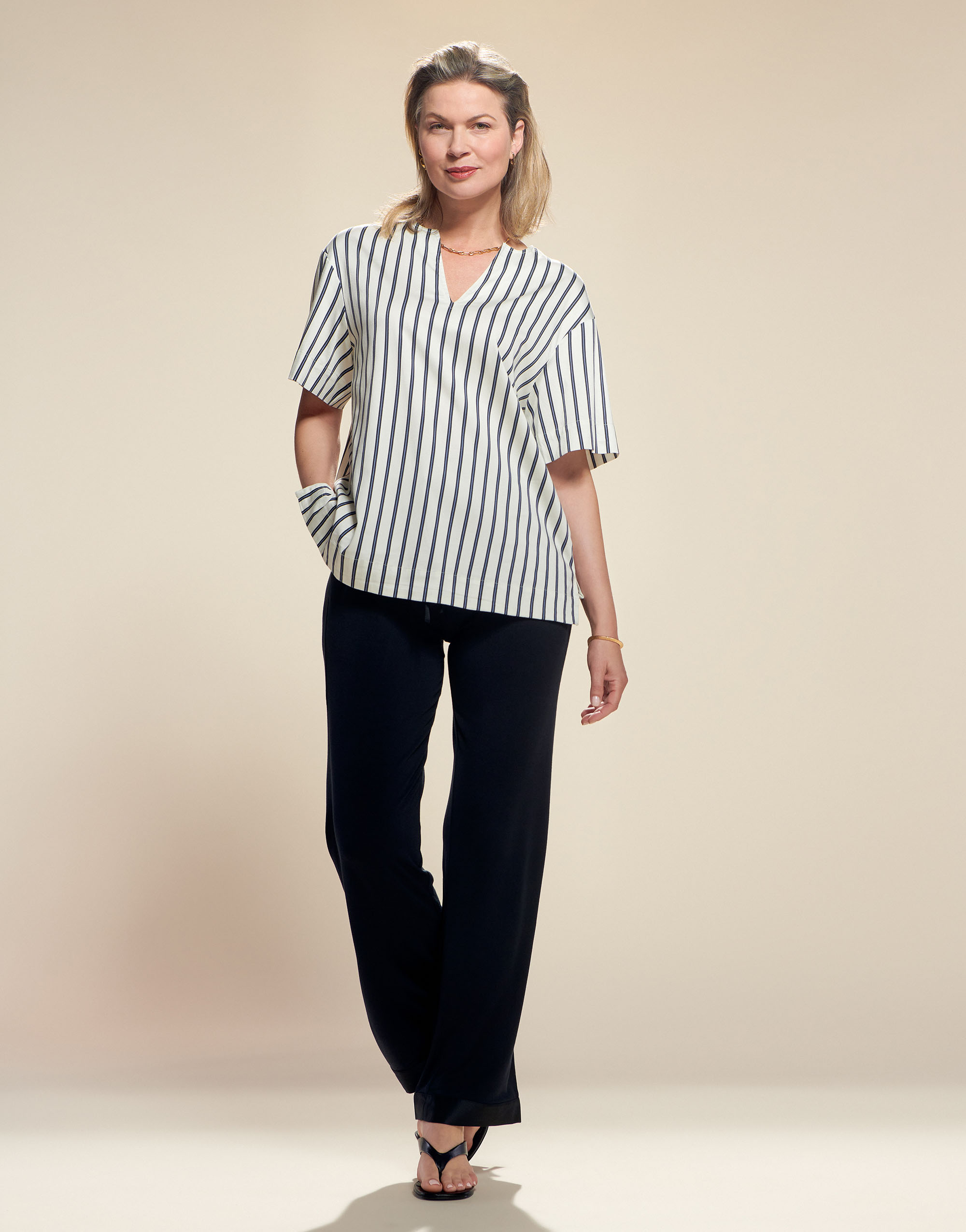 Essenza Nora Uni Lange broek Antraciet