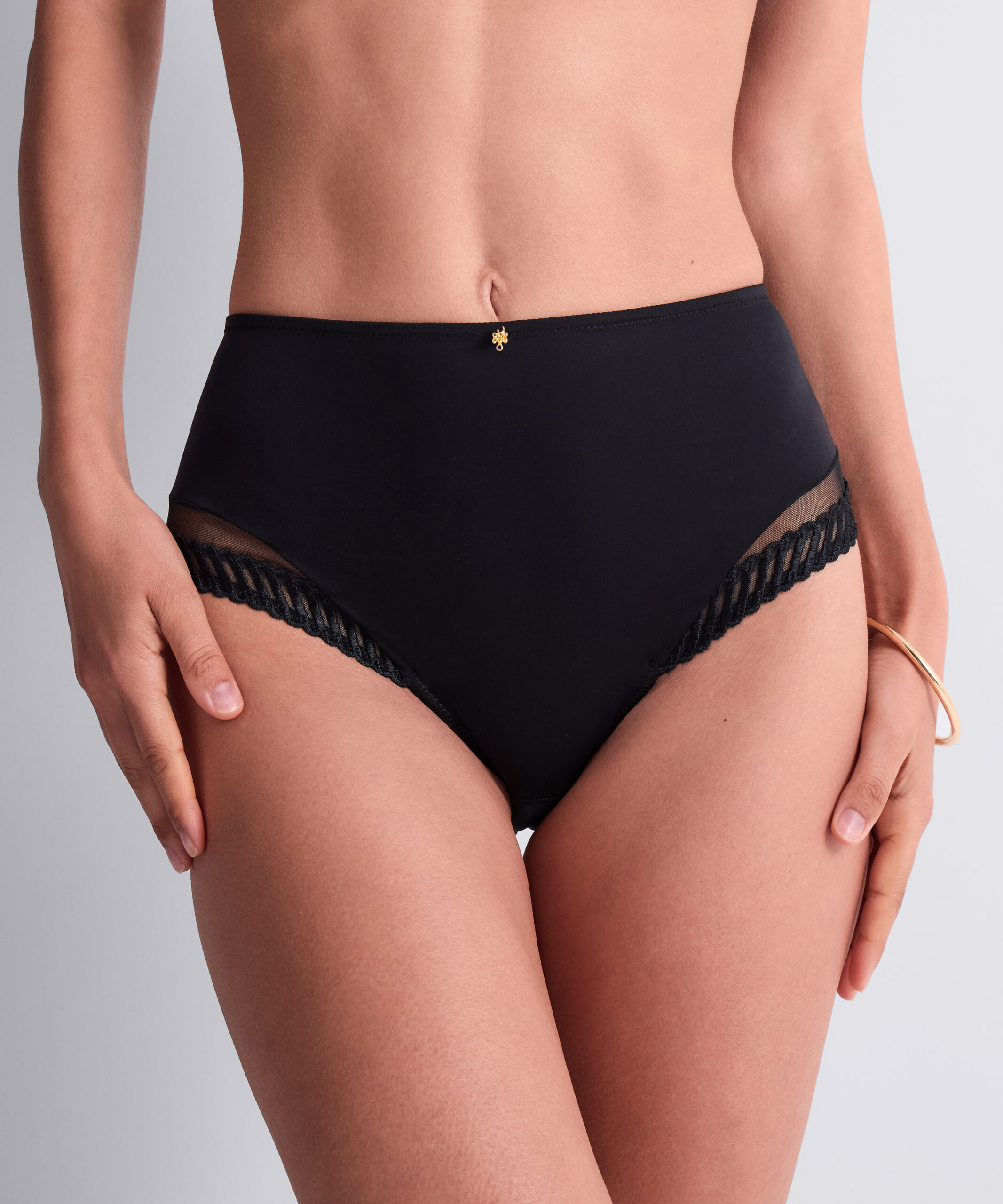 Aubade Sheer emotion Taille slip zwart