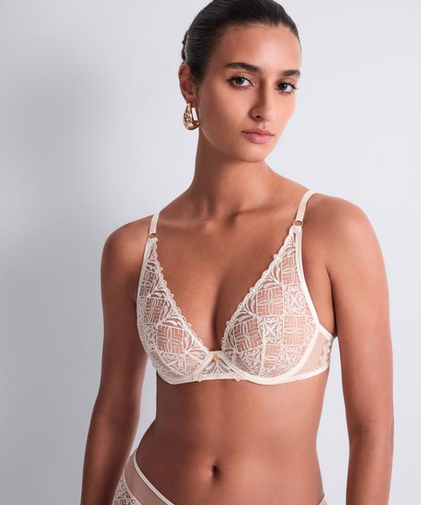 Aubade Iconic calypso Bh laag decollete ivoor