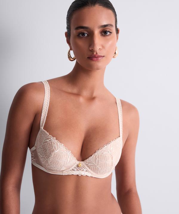 Aubade Iconic calypso Bh push up voorgevormd ivoor