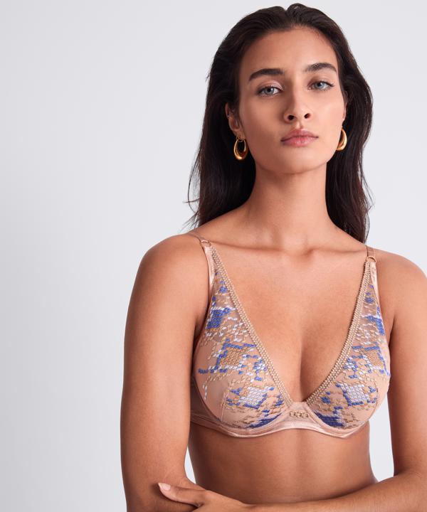 Aubade Poetic delights Voorgevormdlaagdecollete blauw