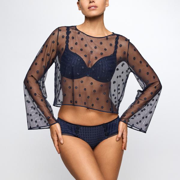 Marie Jo Avero top velvet blue